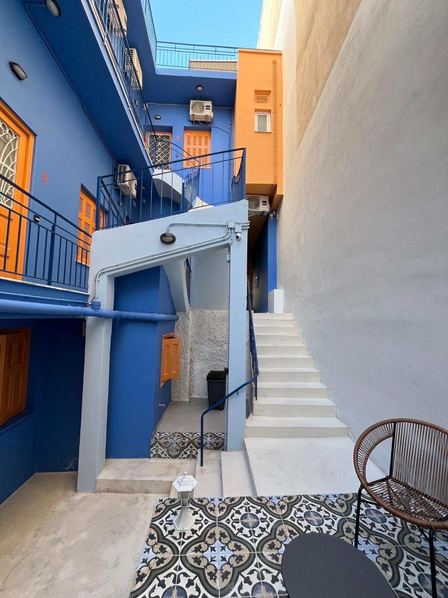 The Blue House Athens Aparthotel Exterior foto